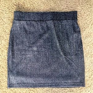 Sparkly mini skirt